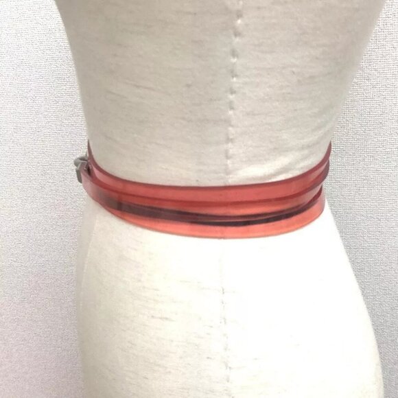 CHANEL 00C CC CC Mark belt Vinyl pink - Picture 7 of 12